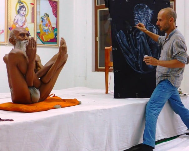 Valerio gentile pintor yoga