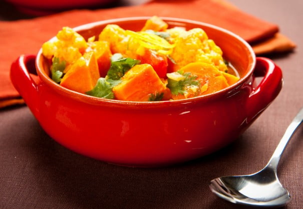 Curry verduras