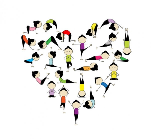 Yoga corazon