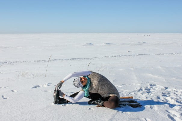 yoga invierno