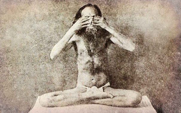 Foto de Sir John Woodroffe, uno de los primeros yoguis occidentales, publicada por http://www.yogaetmeditationparis.fr/