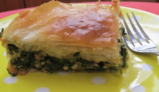 Pastel de Espinacas Vegano