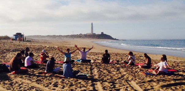 Yoga en la playa 2