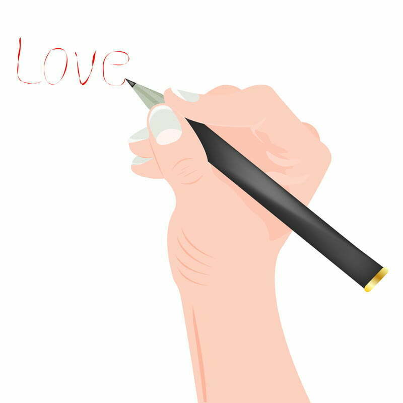 Mano escribir