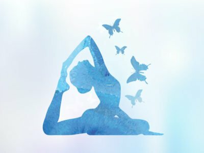 YogaIlustracionMariposas
