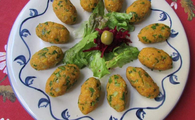 Bocaditos de dhal y couscous