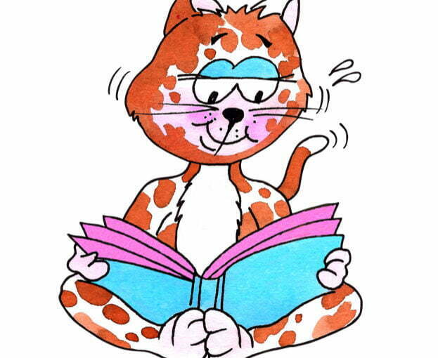 gato lectura