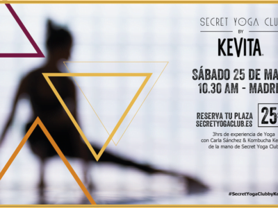 Cartel evento SecretYogaClubByKeVita