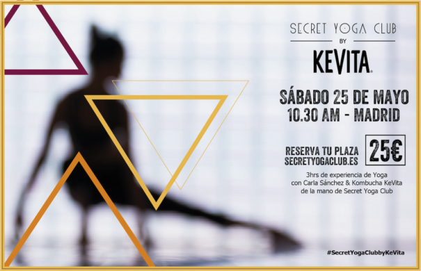 Cartel evento SecretYogaClubByKeVita