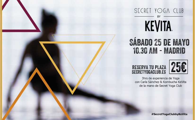 Cartel evento SecretYogaClubByKeVita