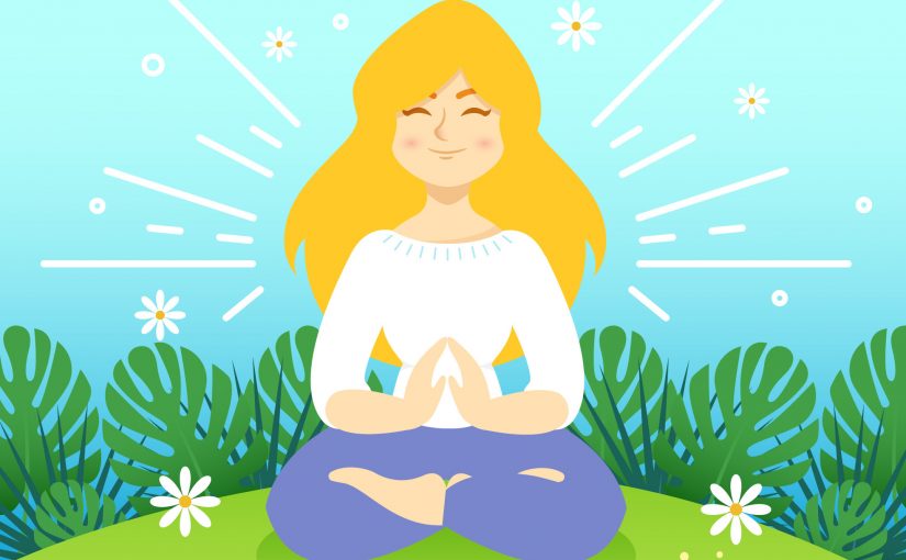 Meditacion vector