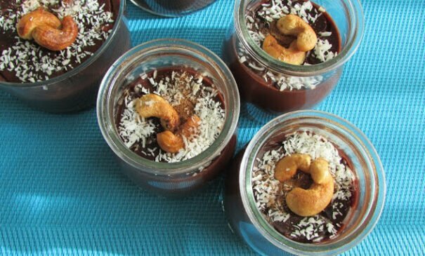 crema de chocolate. Recetas vegetarianas