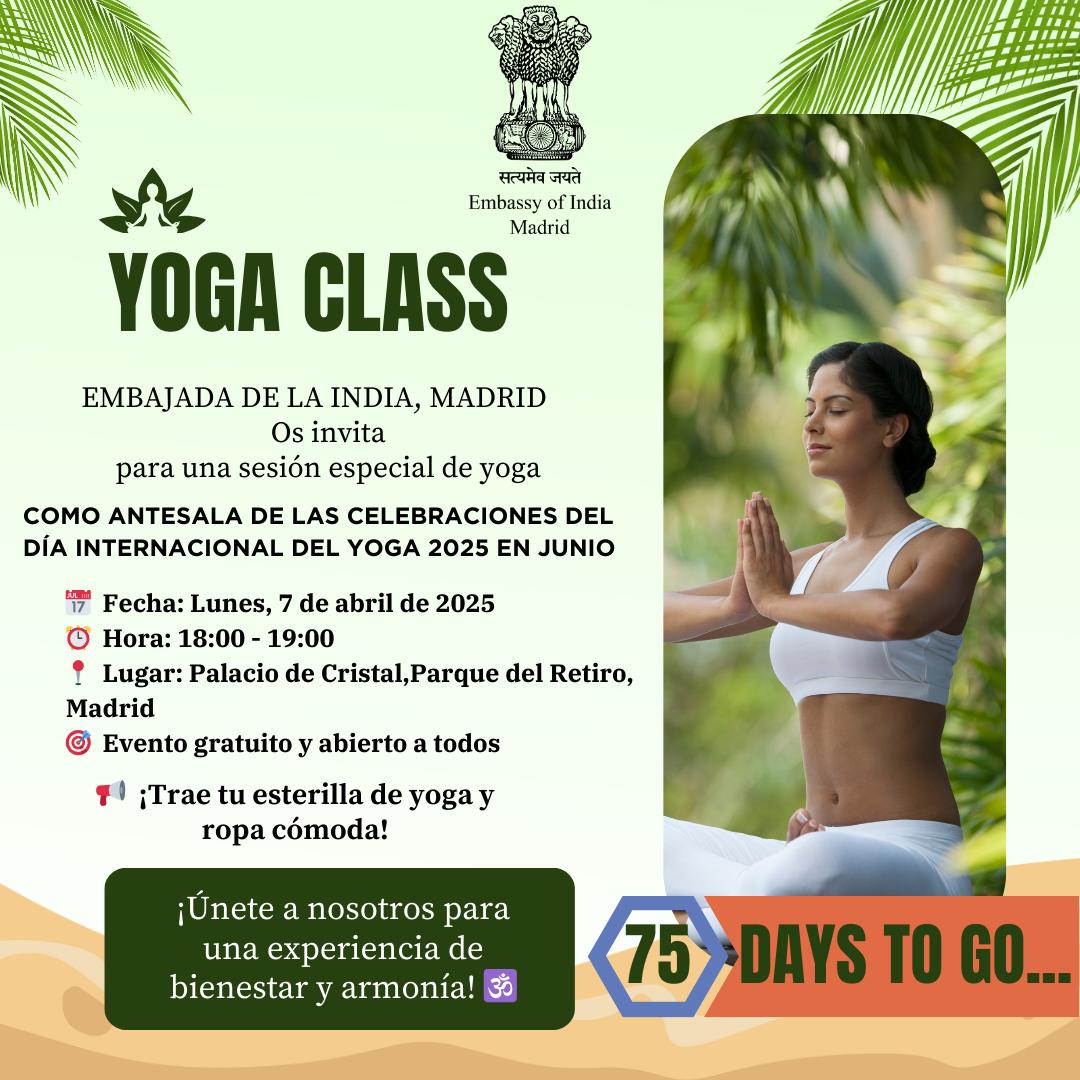 Yoga Class, antesala de la celebración del Día Internacional del Yoga ...