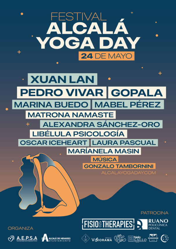 cartel alcala yoga day 10 05 25