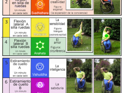 La Secuencia para personas con paraplejia: Tabla resumen 355 tabla ASANAS 5 paraplejia
