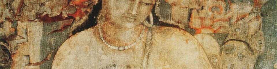 Buscando el chakra del poder 5/ Los bodhisattvas y el Tercer Ojo 3 Bodhisattva Padmapani cave 1 Ajanta India