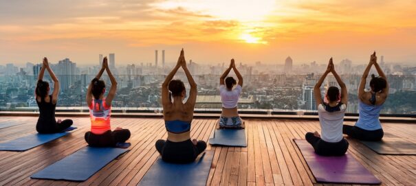 yoga skyline