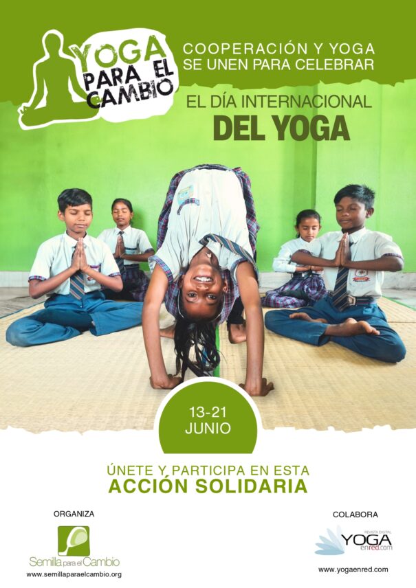 Semilla para el Cambio y YogaenRed organizan la X edición de ‘Yoga para el Cambio’ 1 CARTEL yoga2026