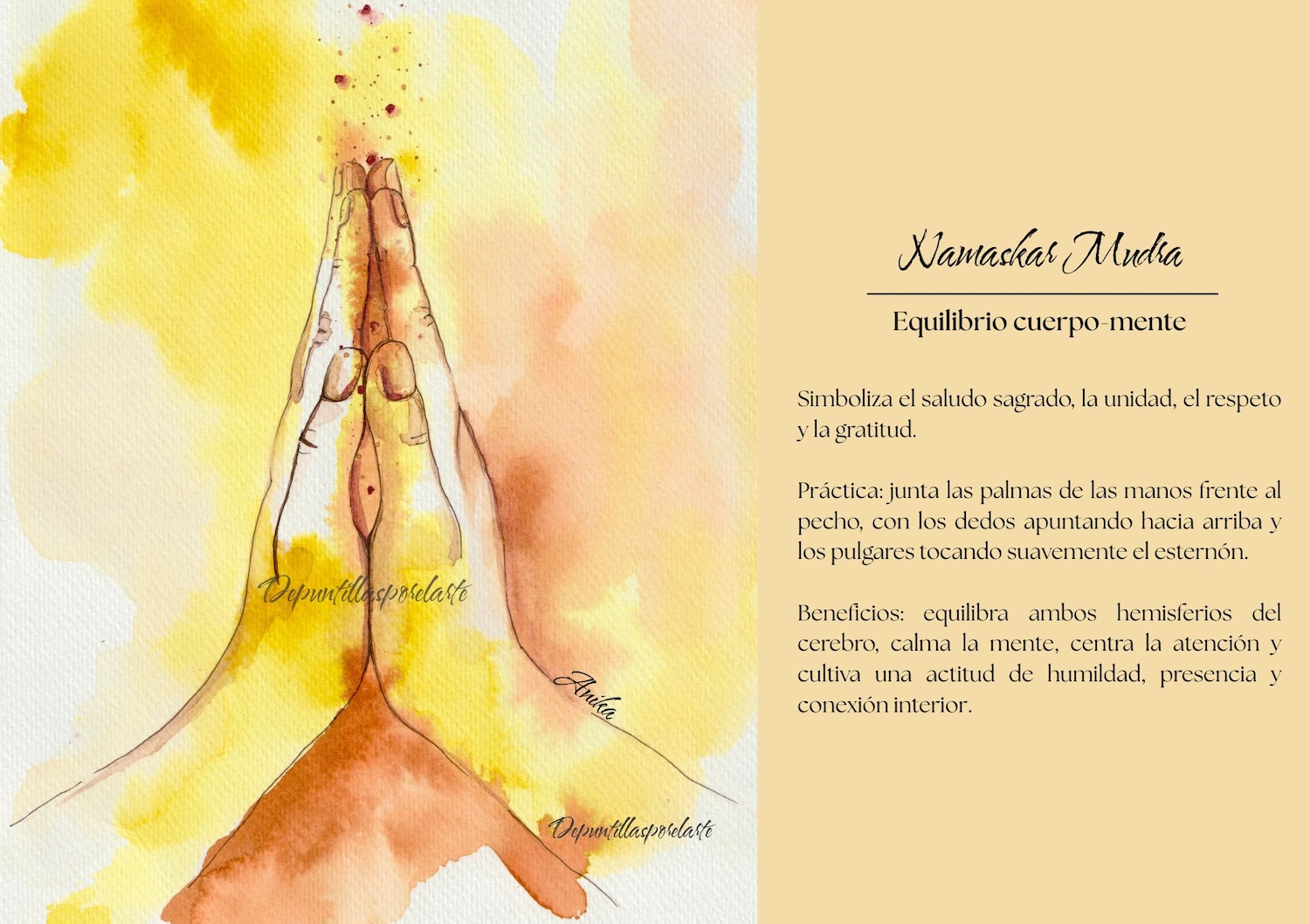 El arte del mudra: Namaskar Mudra